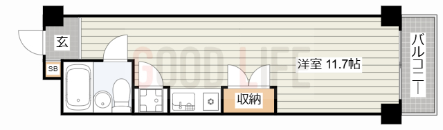 加東市新町のマンションの間取り