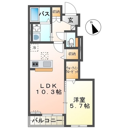 仮）取手市戸頭新築アパートの間取り