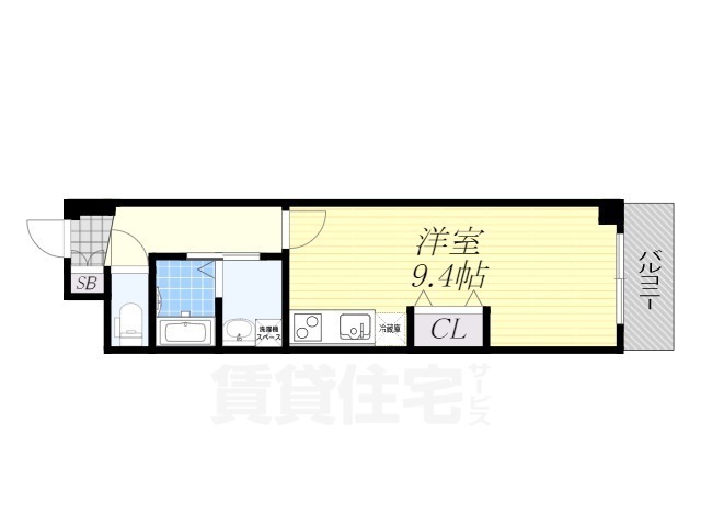 扇町第2マンションの間取り