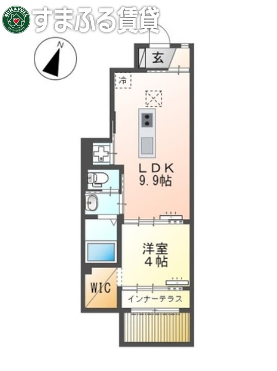 アンソレイユの間取り