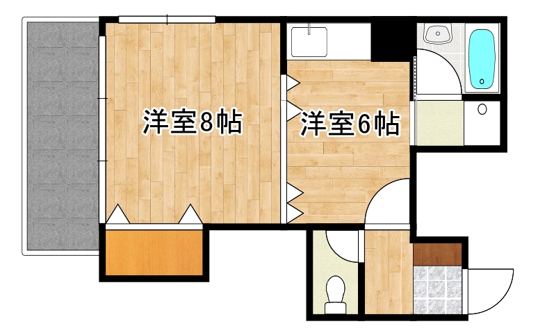 RMR鹿児島中央の間取り