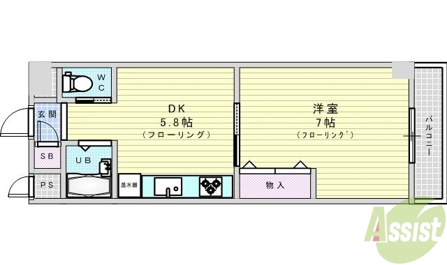 第12関根マンションの間取り