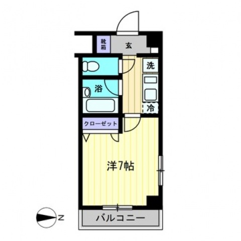 シャルマン三篠の間取り写真