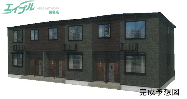 建物外観　完成パース