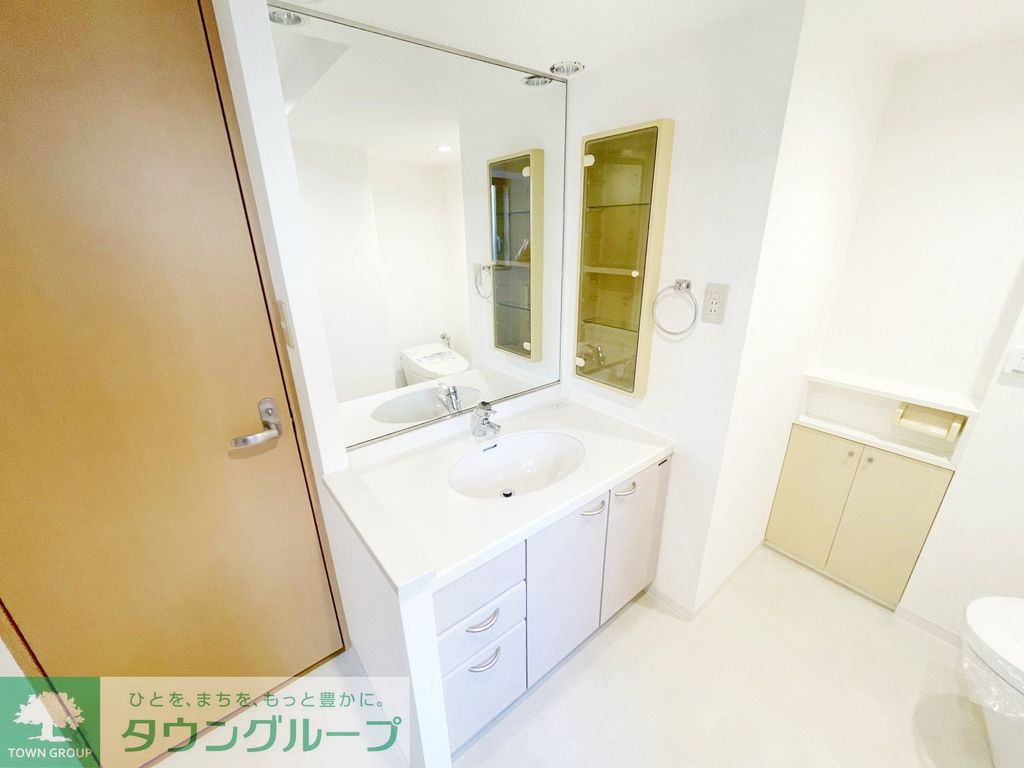 洗面設備　お問合せは(株)タウンハウジングレジデンス事業部までお問合…