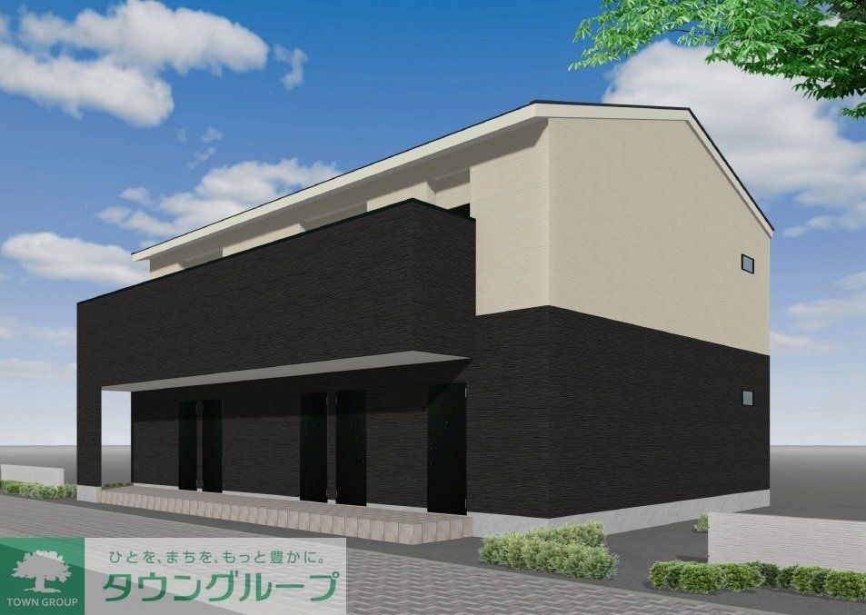 エントランス　外観パース