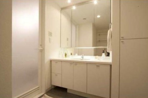洗面設備　同タイプ、モデルルーム時のお写真です（調度品等は付きません）