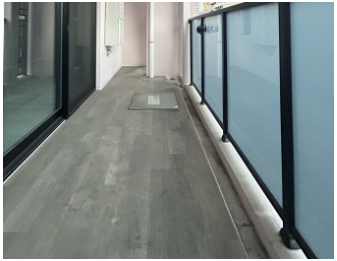 バルコニー　お洗濯にも便利なバルコニー付き