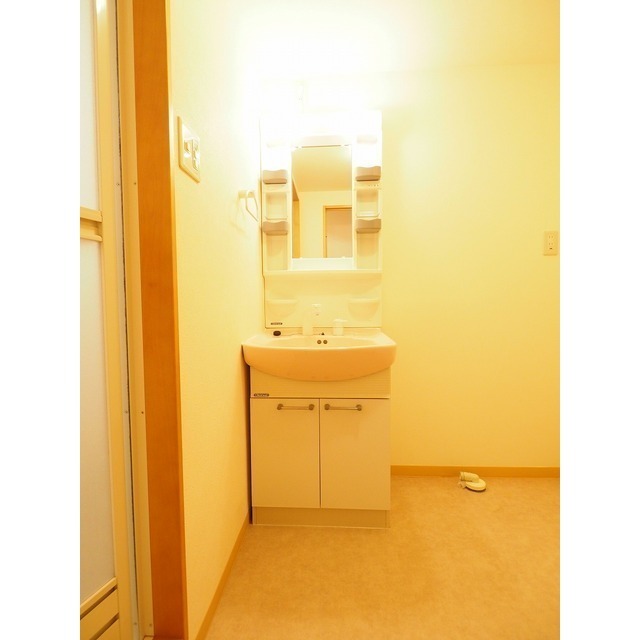 洗面設備　※３０３号室の写真です