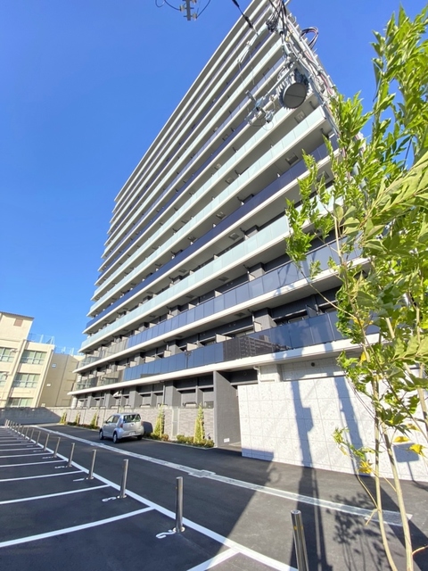 建物外観　南向・分譲賃貸マンション