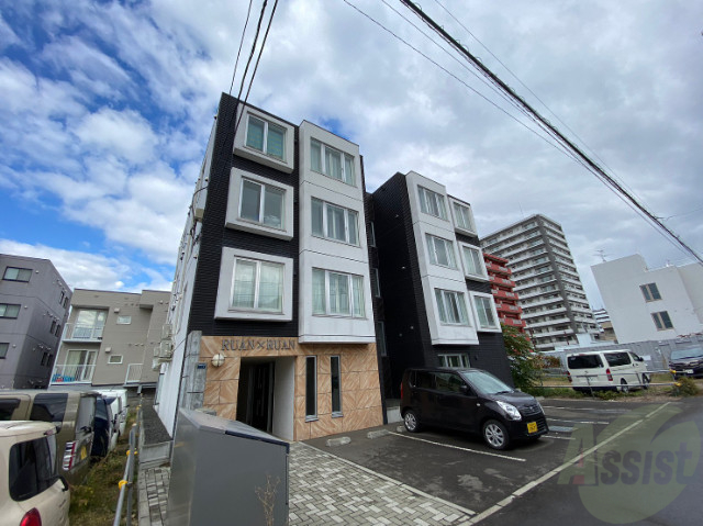 建物外観　札幌市中央区南５条西「ＲＵＡＮ×ＲＵＡＮ」