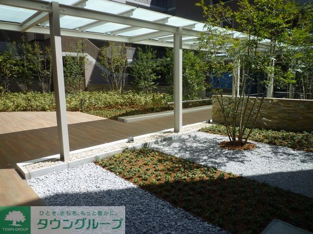 その他共有部分　2011年4月撮影　中庭