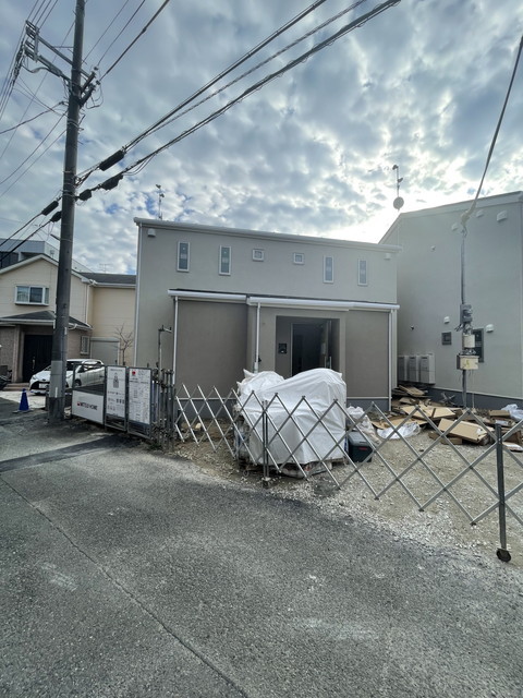 エントランス　建設中