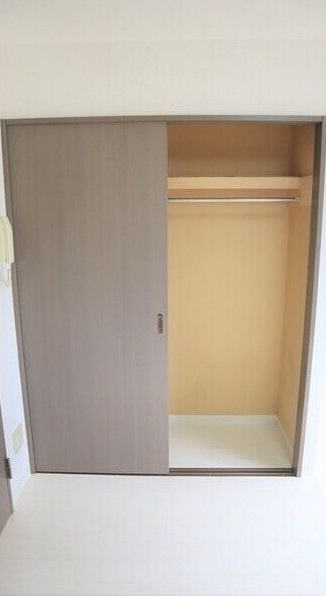 収納　壁一面の大容量なクローゼットです！