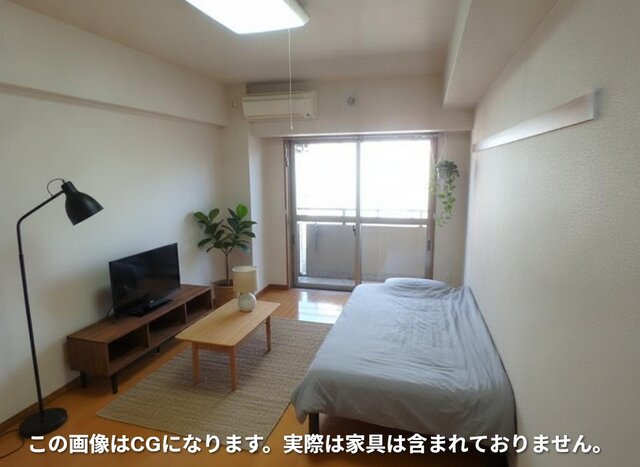 居室・リビング　【洋室９．１帖】　エアコン付きのお部屋★　※別室参考写真