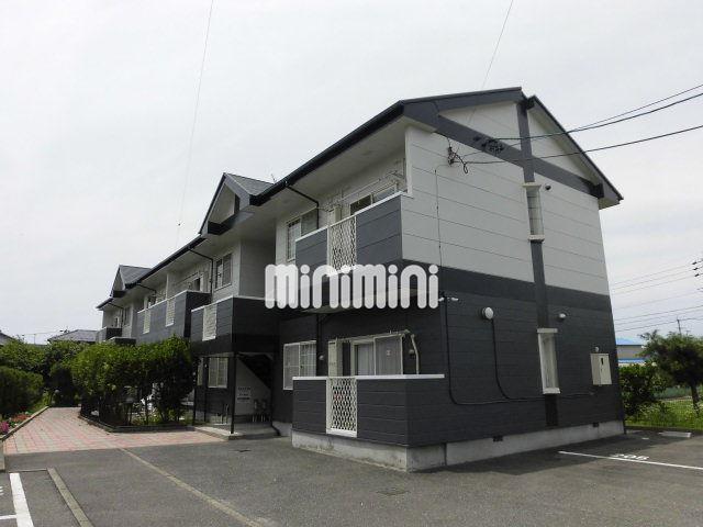 建物外観　２階建ての軽量鉄骨造賃貸アパートです。