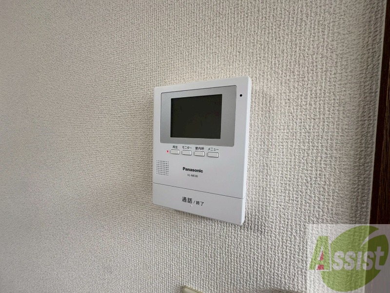 セキュリティ　来客時にはこちらのチャイムが鳴りますよ。