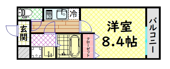 フジパレスフォーゲルI番館の間取り写真