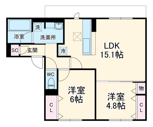 D-residence南茨木IIの間取り写真
