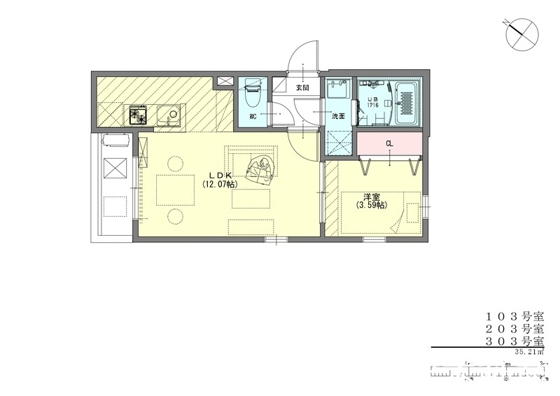 Q-STAGE住吉の間取り写真