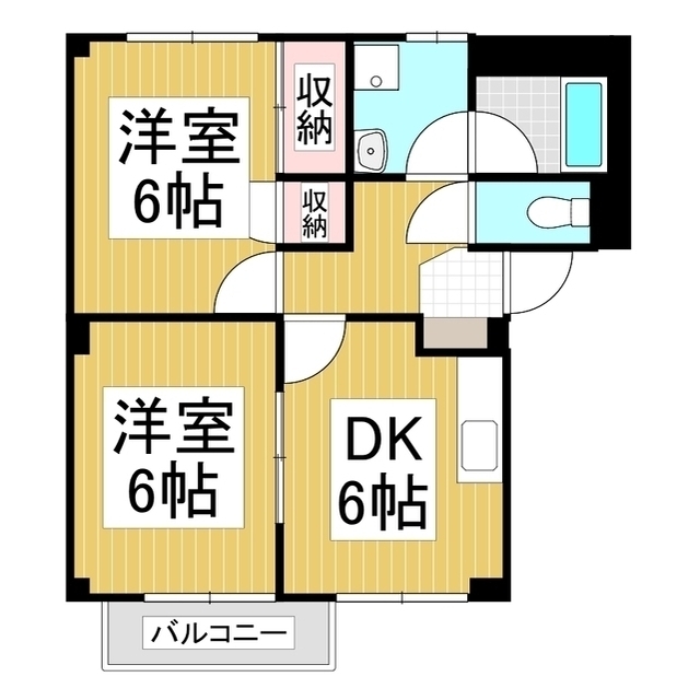 コーポ山田の間取り写真
