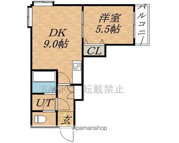 地下鉄南北線 北２４条駅 徒歩11分 4階建 築29年の間取り写真