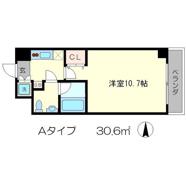 クリスタルグランツ京都高辻の間取り写真