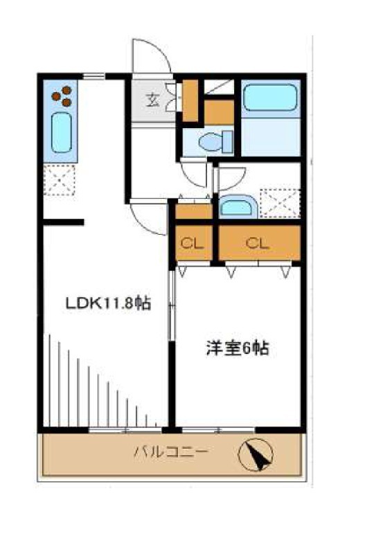 エスポワールの間取り写真