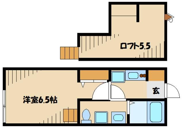 ハピネスの間取り写真