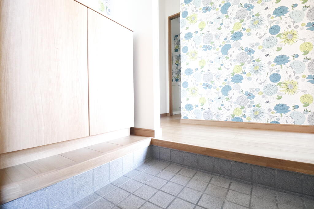 玄関　靴箱付き玄関です♪