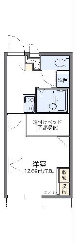 レオパレス権平谷の間取り