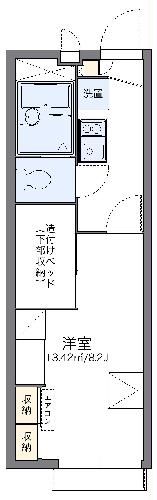 磐田市立野のアパートの間取り