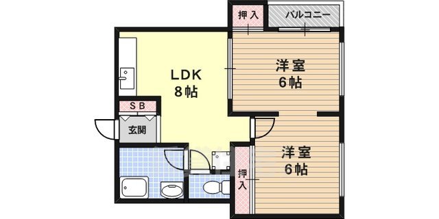 マツヤパークマンションの間取り