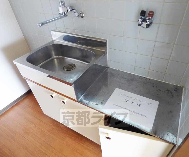 キッチン　ガスコンロ設置可