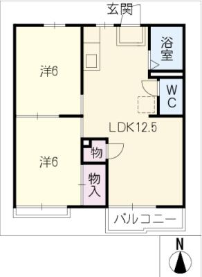 タウニー新栄の間取り