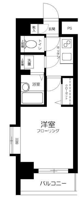 スカイコート浜松町の間取り