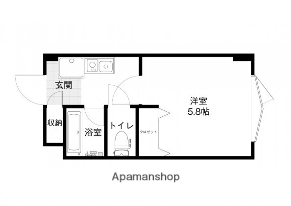 アップルコート泉ヶ丘の間取り