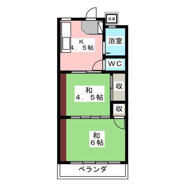 グリーンハイツ１４１の間取り