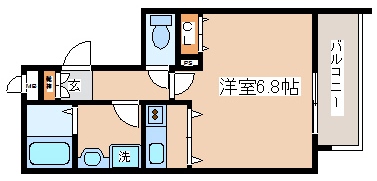 神戸市中央区八幡通のマンションの間取り