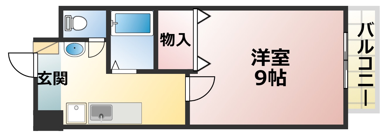 ハウスセゾン御所南の間取り