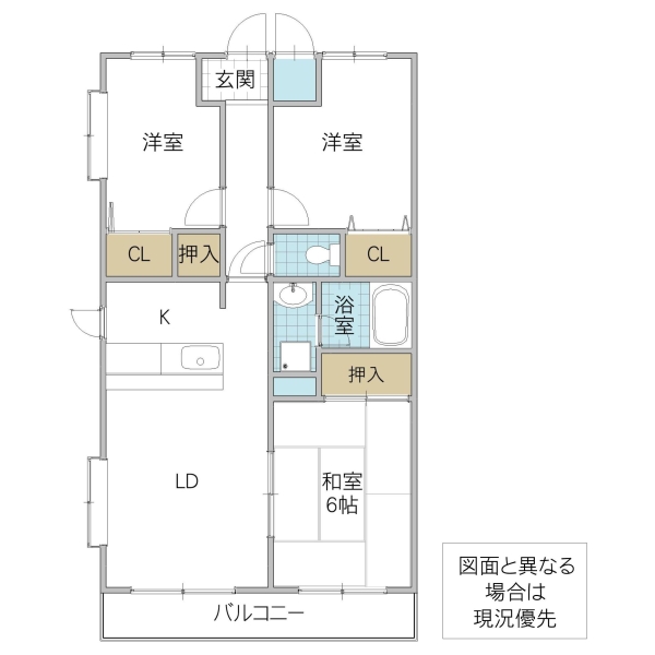 グランドパレスNS-2の間取り