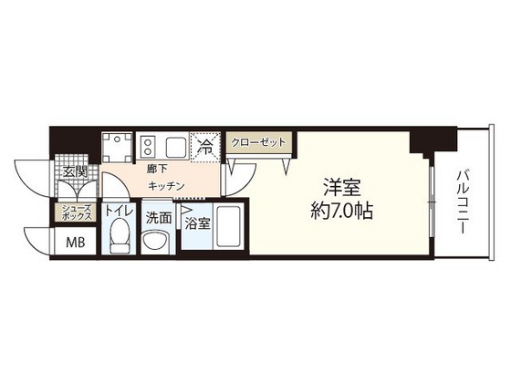 ＥＣ広島国泰寺の間取り