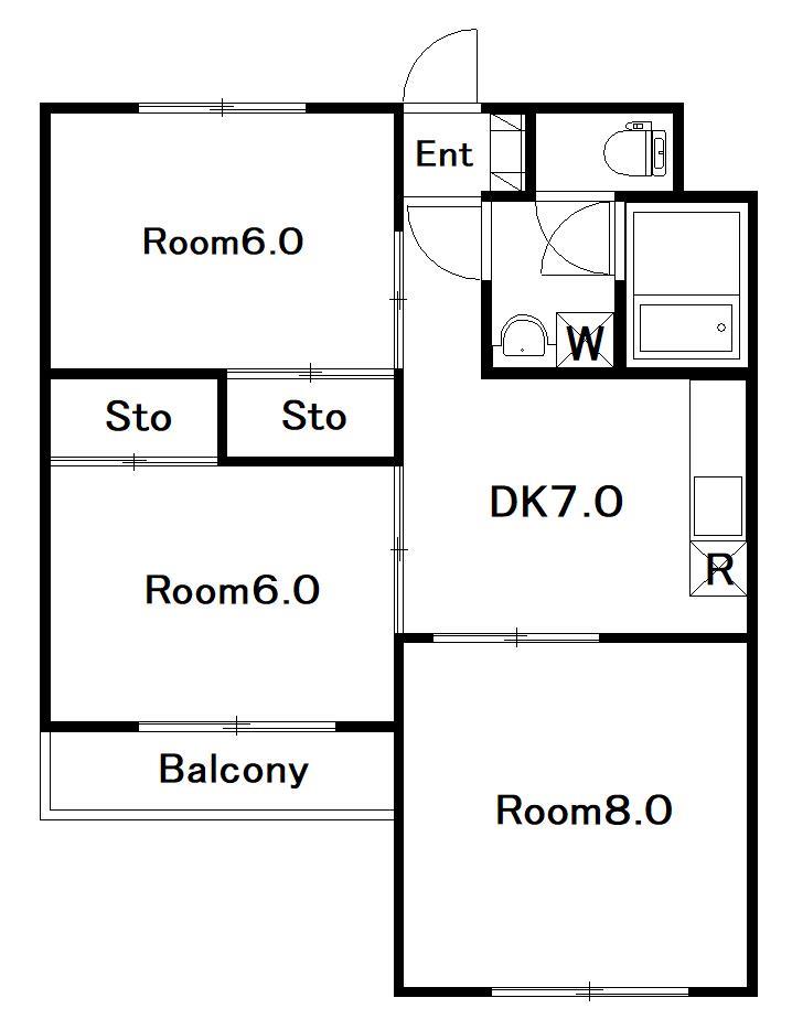 七福ビル（桶屋町）の間取り