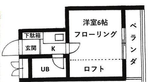 入間市鍵山のマンションの間取り