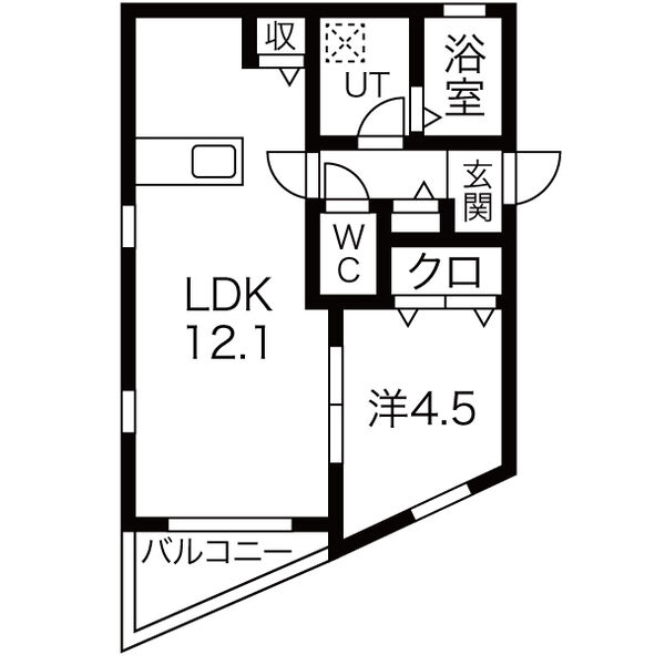 ヴァールハイトKONANの間取り