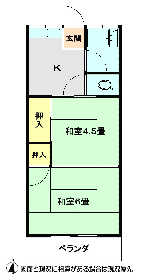 サンリッチ宗岡の間取り