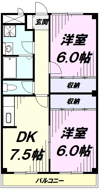 リバーコーストの間取り