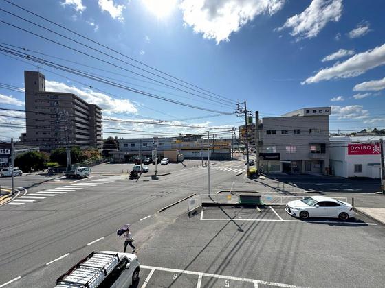 【広島市佐伯区隅の浜のアパートの眺望】