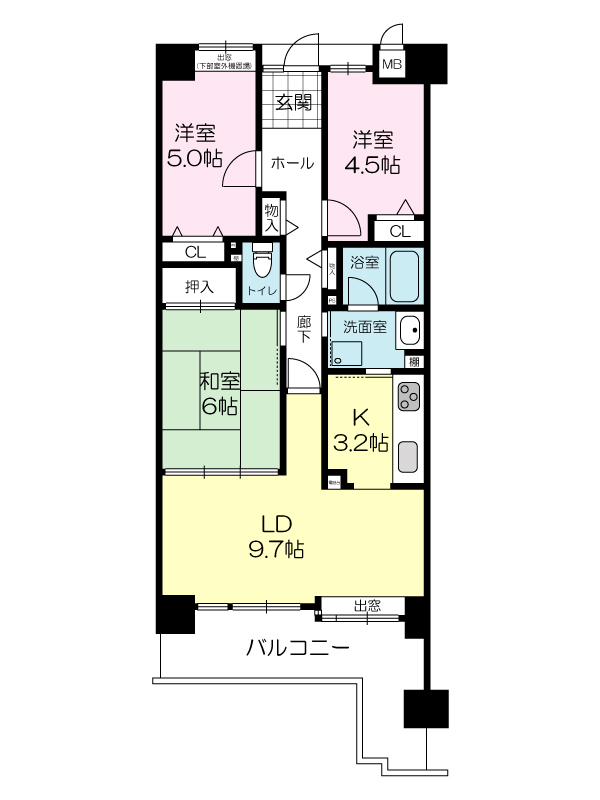 シティパーク加古川の間取り