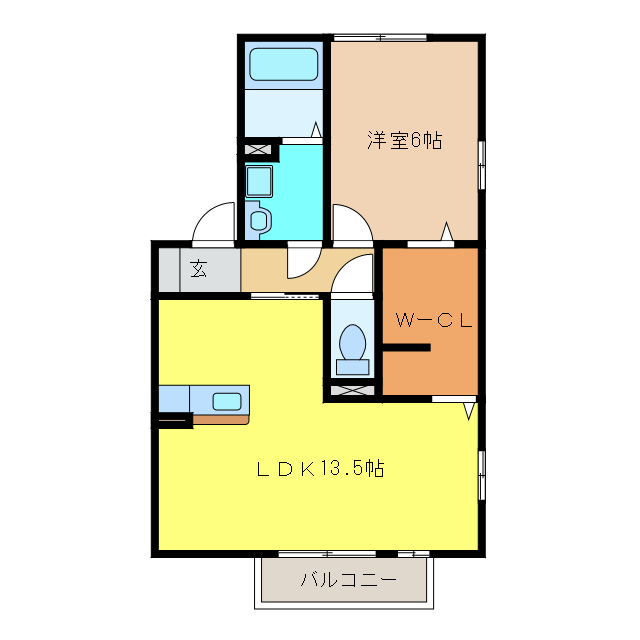 【Ｖｉｖｉｅｎｄａ・Ｋの間取り】